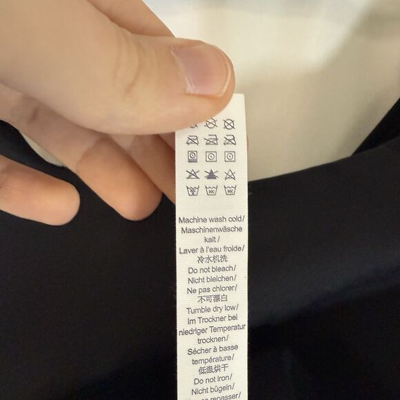 New Crz Yoga Sports Bra Women's XL Black Cross Strappy Pullover Padded - Picture 4 of 7